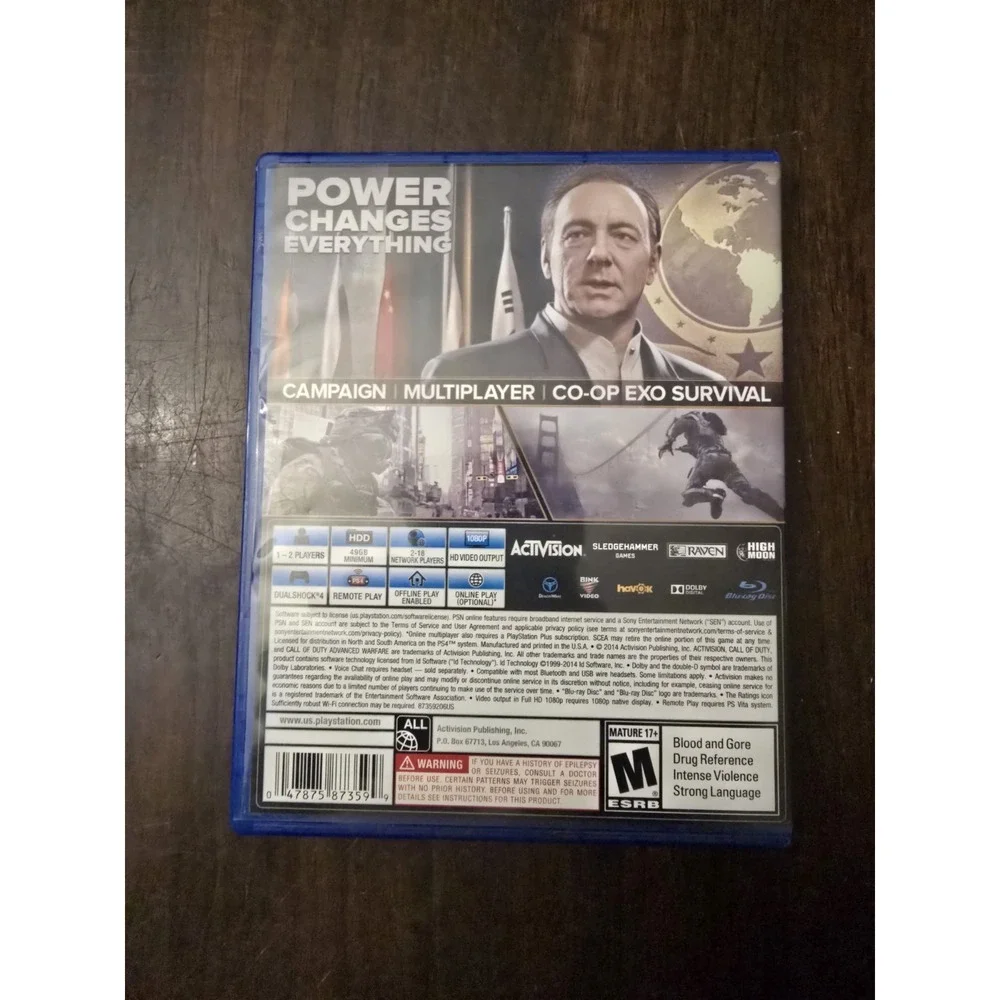 Call Of Duty‎ Advanced Warfare PS4 Game TESTED